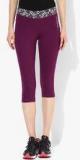 Reebok Fitness Purple Capri Women