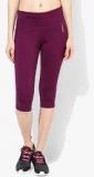 Reebok Wor Pp Purple Capri Women