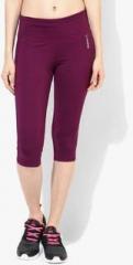 Reebok Wor Pp Purple Capri women