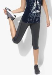 Reebok Wor Rev Dark Grey Training Capris women