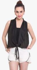 Rena Love Black Printed Shrug women