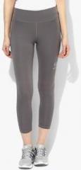 Restless Grey Solid Crop/Capri women