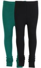 Rham Pack Of 2 Black & B.Green Leggings girls