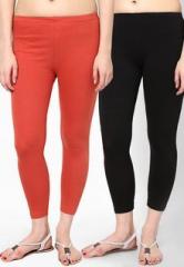 Rham Pack Of 2 Black & Rust Capri women