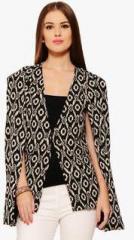 Ridress Black Printed Shrug women