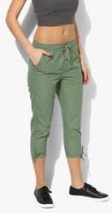 Rig Green Solid Capri women