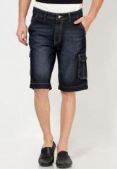 Ripfly Washed Navy Blue Shorts men