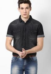 River Island Black Casual Shirt men