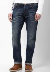 River Island Blue Dean Regular Fit Jeans men