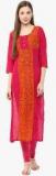 Riya Pink Embellished Kurta women