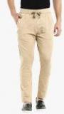 Roadies By Beevee Beige Printed Joggers Men