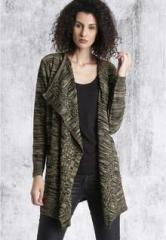 Roadster Beige Textured Shrug women