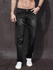 Roadster Black Mid Rise Slim Fit Jeans men