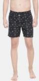 Roadster Black Printed Boxers Men