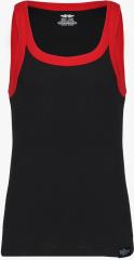 Roadster Black Solid Racer Back Innerwear Vest Rdst Rb Pk1 003A men