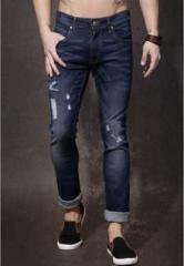 Roadster Blue Mid Rise Regular Fit Jeans men