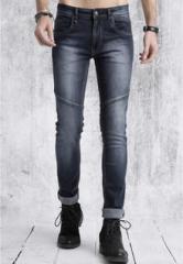 Roadster Blue Washed Mid Rise Skinny Fit Jeans men