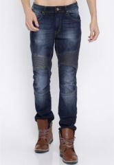 Roadster Blue Washed Regular Fit Jeans men