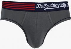 Roadster Grey Solid Briefs RDST BR PK1 017D men