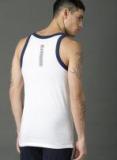 Roadster White Solid Innerwear Vest RDST RB PK1 003C Men