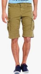 Rookies Khaki Solid Shorts men