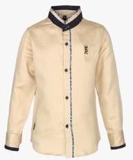 Ruff Beige Casual Shirt boys