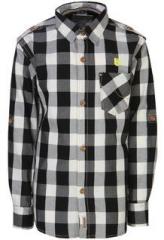 Ruff Black Casual Shirt boys