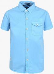 Ruff Blue Slim Fit Shirt boys