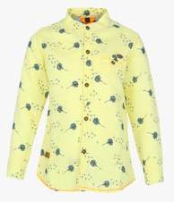 Ruff Yellow Casual Shirt boys