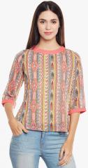 Ruhaans Multi Printed Regular Top women