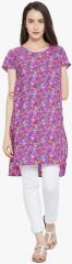 Ruhaans Pink Printed Tunic women