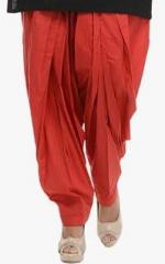 Ruhaans Red Solid Patiala Salwar women