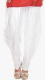 Ruhaans White Solid Patiala Salwar women