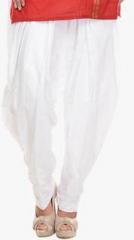 Ruhaans White Solid Patiala Salwar women