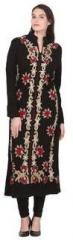 Saadgi Black Embroidered Kurta women