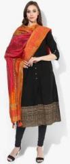 Sabhyata Multicoloured Embroidered Cotton Dupatta women