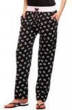 Sakhi Sang Black Printed Trouser Women