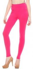 Sakhi Sang Fuchsia Solid Leggings women