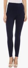 Sakhi Sang Navy Blue Solid Leggings women