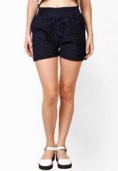 Sakhi Sang Navy Blue Solid Short women