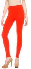 Sakhi Sang Orange Solid Leggings women