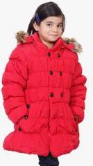 Sakhi Sang Red Winter Jacket girls