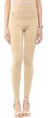 Sakhi Sang Solid Beige Jeggings