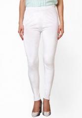 Sakhi Sang White Solid Legging women