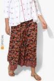 Sangria Multicoloured Printed Flared Skirt Women