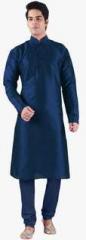 Sanwara Blue Solid Kurta Pyjama men