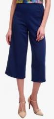 Sassafras Blue Solid Capri women