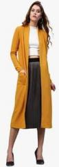 Sassafras Mustard Yellow Solid Shrug women