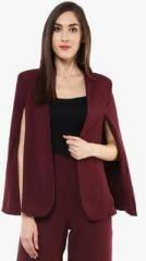 Sassafras Wine Solid Shrug women