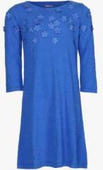 Sbuys Blue Casual Dress girls